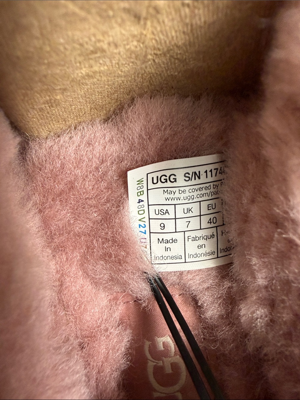 UGG Tasman II Suede Mule Slippers in ‘Pink Dawn’ - Size 9 - Like New - Picture 6 of 9